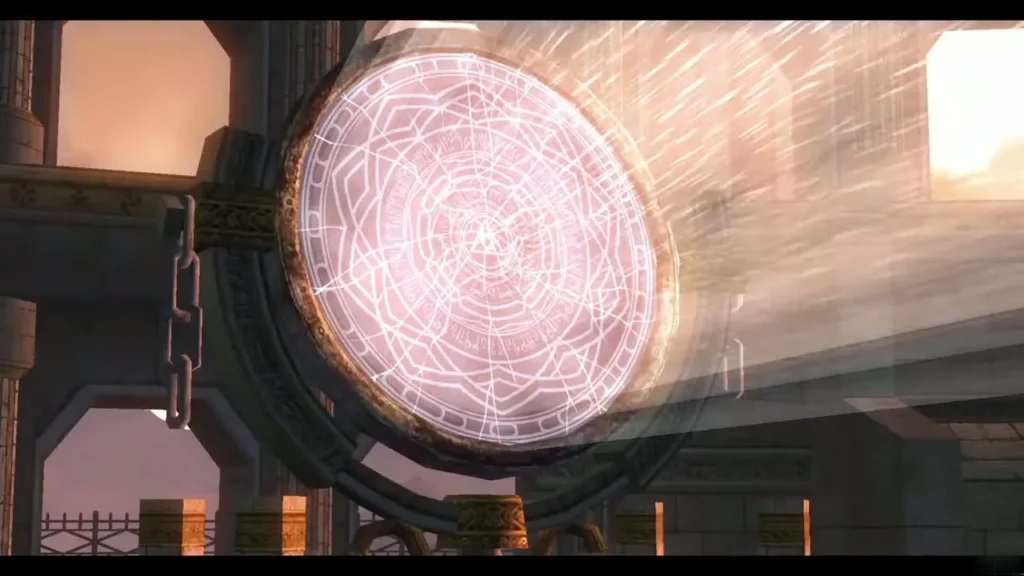 The Mirror of Twilight glows with swirling light in the Mirror Chamber The Mirror of Twilight glows with swirling light in the Mirror Chamber