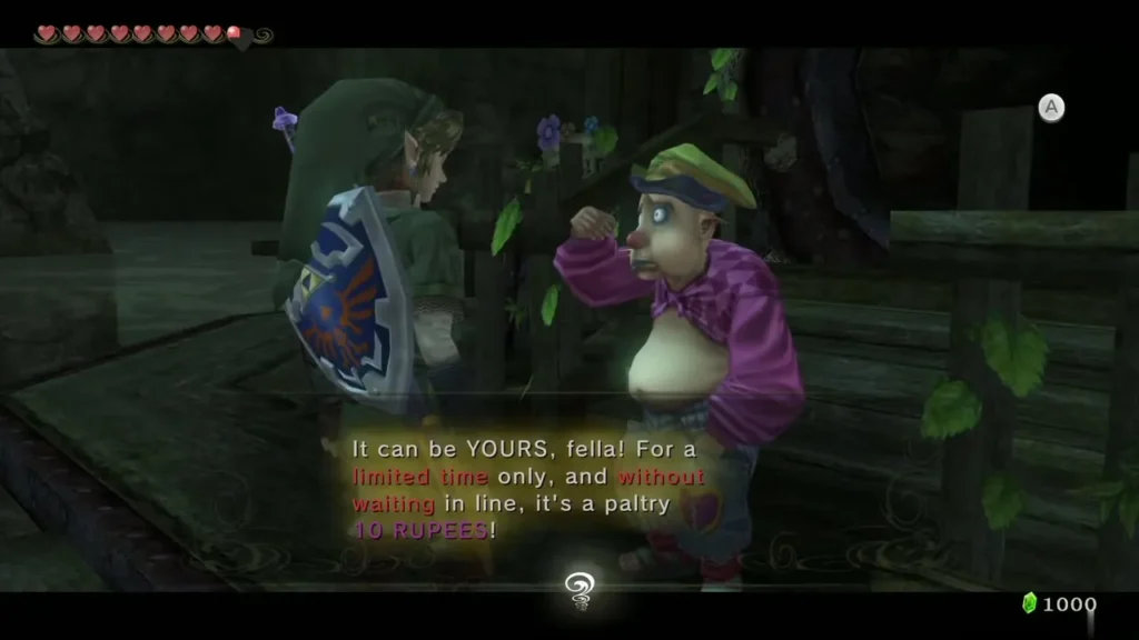 Falbi in his purple shirt offering Link a Cucco ride for a limited time Falbi in his purple shirt offering Link a Cucco ride for a limited time