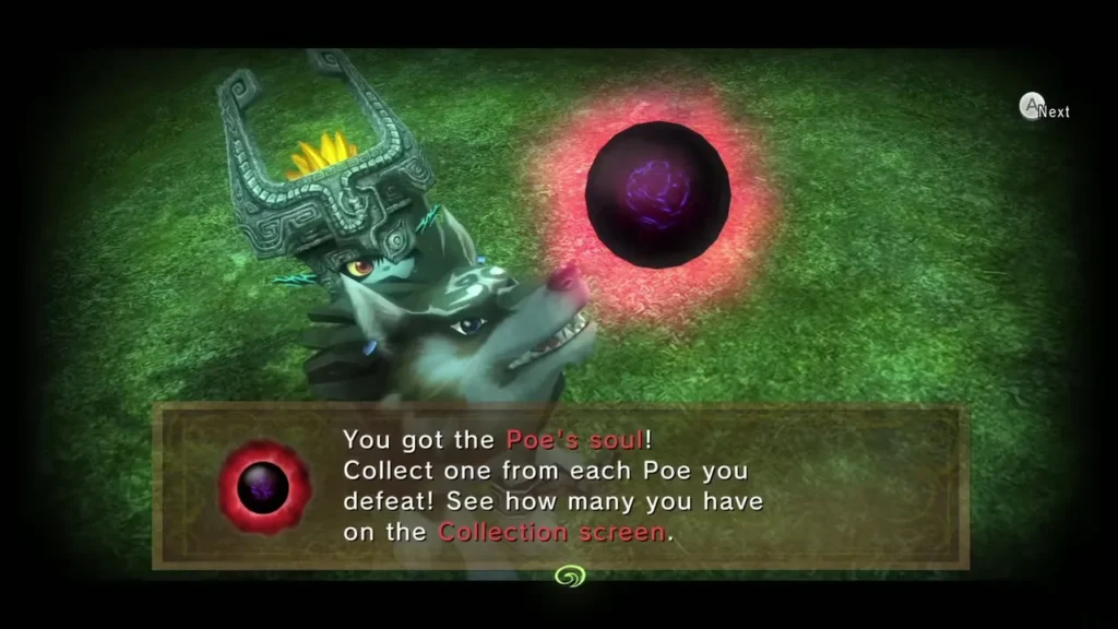 Poe Soul message box after defeating the second Poe by the river Poe Soul message box after defeating the second Poe by the river